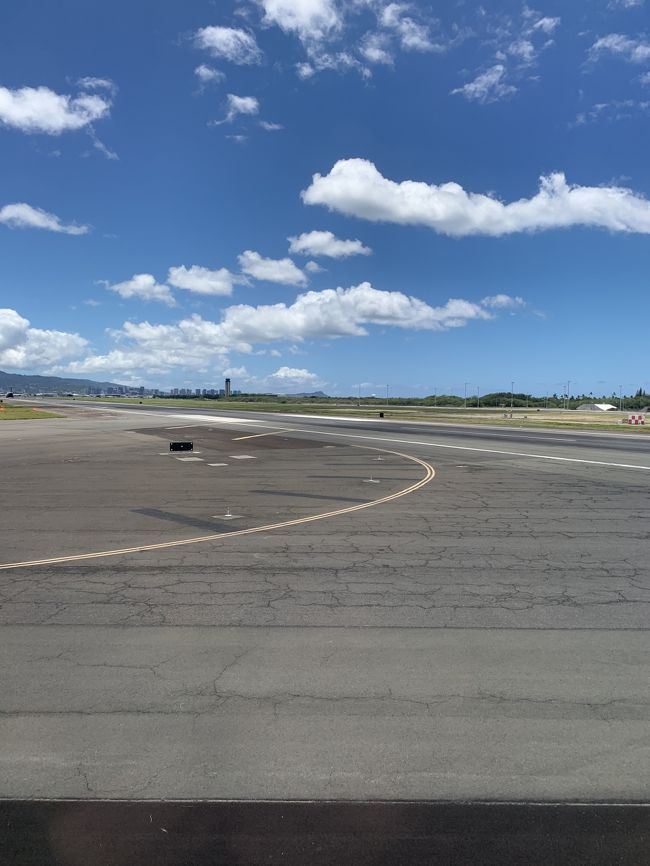 まもなく滑走路です。