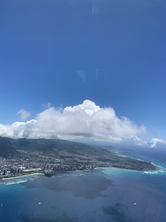 ワイキキの町並みも撮影！<br />バイバイ　ハワイ　また来るよ～！！