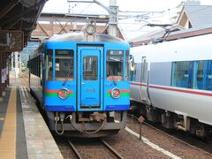 宮津から乗ったのはKTR700、704。天橋立駅で下車。