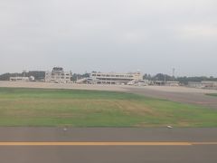 7:55　庄内空港到着
正式名称「おいしい庄内空港」、たしかに田んぼが多い
今年は庄内米を購入してみようかな…