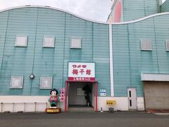 お次は釣り。
同じく御坊市にある楠井漁港で少し遊んでみますが
むむむ・・フグしか釣れないのでやめました。
穴場的な港で、アオリイカが釣れるポイントだそうです。

通りがかりの大きな梅干しの看板に惹かれて
梅干し工場見学をしようと寄ったのですが
この日は日曜日のため工場見学がお休みでした。