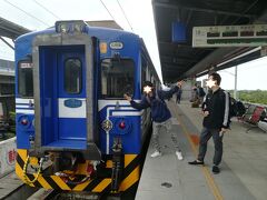 新幹線の台南駅から市内まではローカル線に乗り換えて移動です。