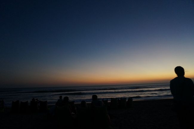 レギャンビーチの夕日です。