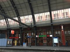 アムステルダム中央駅到着
駅のホームは映画の舞台のよう
ちなみにトイレは１・２番線ホームに上がったところにあります。７０セント。
切符は黄色い券売機で購入します
アルファベットで駅名の最初の文字を入れると候補が出るので選択→クレカを右上に挿入→PIN入力です

５ｂでsprinterを待ってたら同じホームの5aにいつの間にか変わってて、出発ギリギリ皆で猛ダッシュ(;^_^A