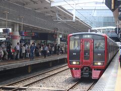 下山門駅に戻り、筑肥線→福岡市営地下鉄で博多駅へ。
博多駅からは鹿児島本線の快速電車で門司港へ向かいます。