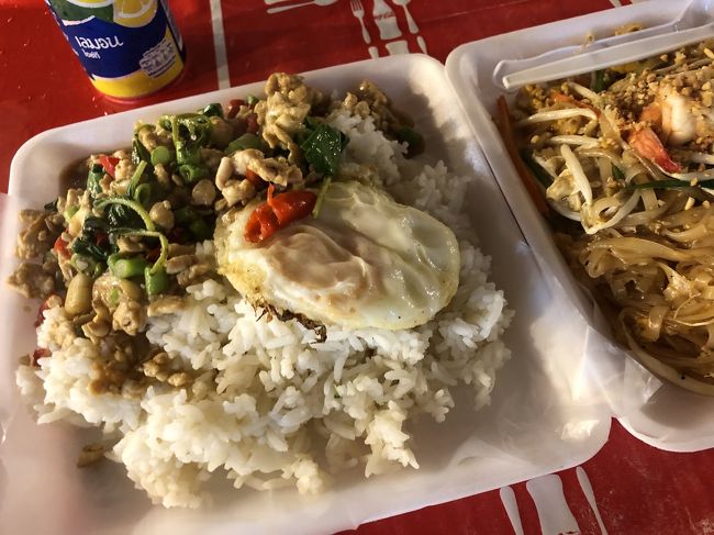 ガパオ、唐辛子ゴロゴロ入っていて辛かった