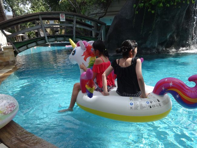 ユニコーンに乗って、のんびり。