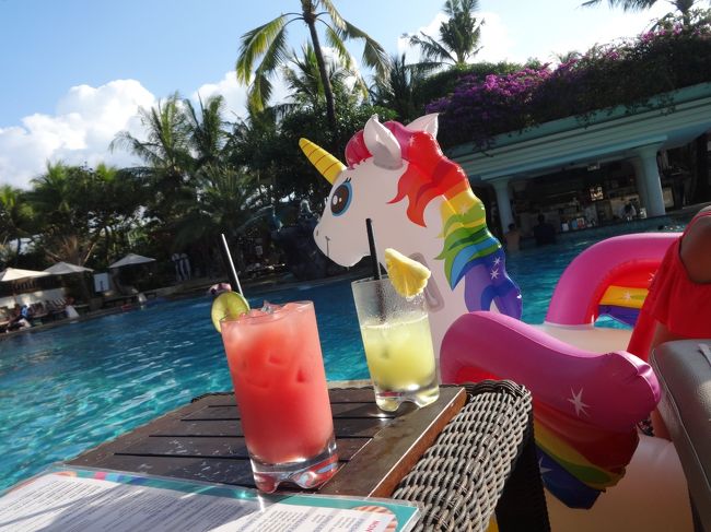 そして、またまたドリンク。<br />長女、今さらながらグァバジュースにはまる。