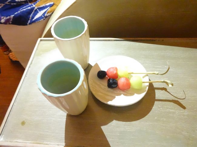 無料なのに（しつこい？）<br />終わった後にホットジンジャーティーとフルーツのサービス。<br />ありがとうございました。