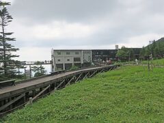 無事に山頂駅まで戻ってくることができました。すごく疲れました。こんな危険な登山コースは初めての体験でした。