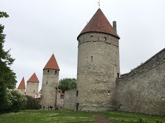 ・・・と、しばらく公園内を歩いてたら、出ました～～！
これまた見たかった景色！
オレフの塔から見えてたとんがり屋根の塔。

あ、ここが「塔の広場」なのかな？！
