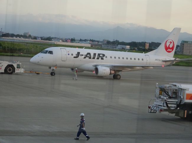 JAL2190　花巻 18：45発 　大阪20：20着　 E70<br />出発するところでした。 