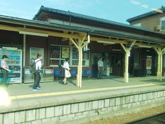 常陸大子は大きい駅みたいです。秋に国体のカヌー競技が開かれます。