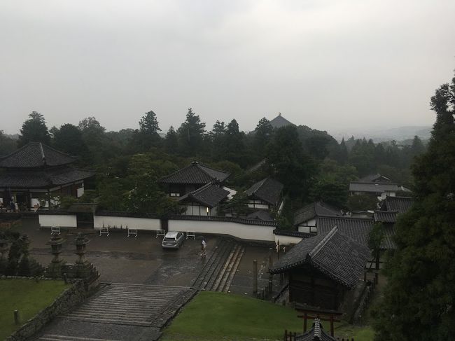 高いところまで登ってきた！<br />晴れていたら景色が一望できそう！