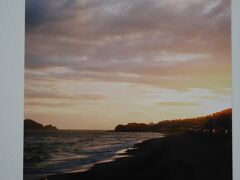 「七里ヶ浜の夕陽」