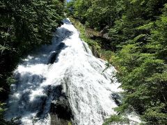 【湯滝】
竜頭ノ滝から更に奥に進んでもうひとつの癒しスポットに向かいました。かなり前に来たことはあったけど久々に見ると迫力がすごいです。