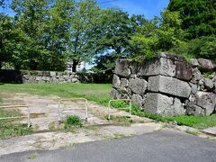 米子城の入り口となる桝形跡