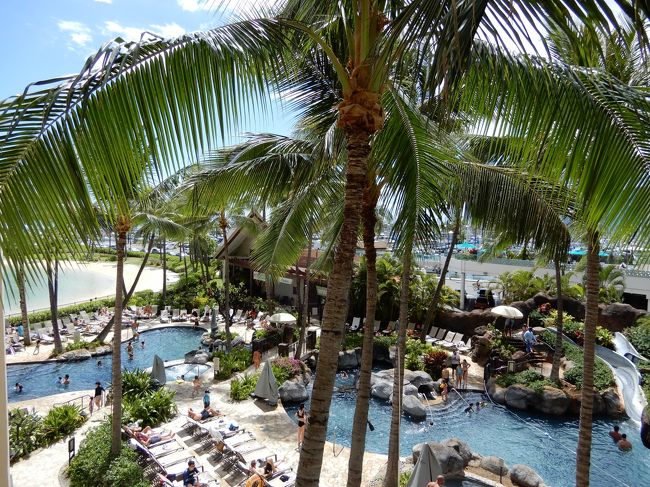 パラダイスプールのにぎやかさがよく伝わる<br />楽しそうです