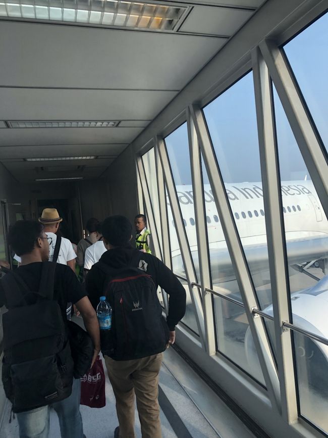 ほんとはガルーダの直行便がよかったけど高くて断念。ですが入国審査がジャカルタで済んだので逆によかったかも(バリ島の入国審査はかなり行列と聞いたので)。