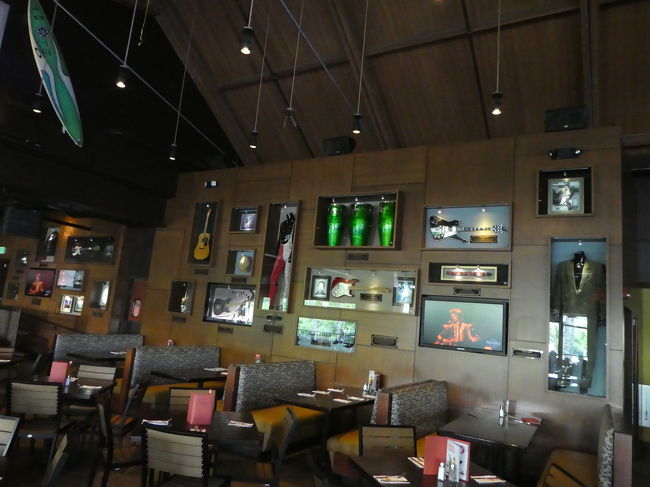 こちらもハードロックカフェの店内です。