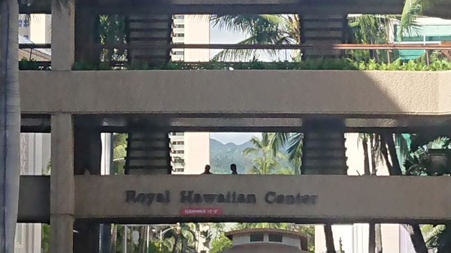 ロイヤルハワイアンセンターです。ショッピングはもちろん、グルメ、エンターテイメント、その他、色々楽しめますあ