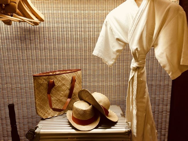 ビーチバックと帽子<br /><br />帽子はサイズ小さめでした(^^;)<br />被っている人はいなかったかな笑)