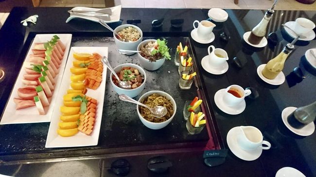 朝食はクラブラウンジともう一つ選べましたが、クラブラウンジの方が空いているのでこちらへ。内容は変わらないとの事。