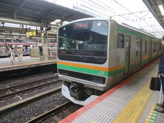 横浜から高崎線直通の東海道線に乗車。

行き先は横浜線乗車中には決まらず東海道線の中で考える事に。
