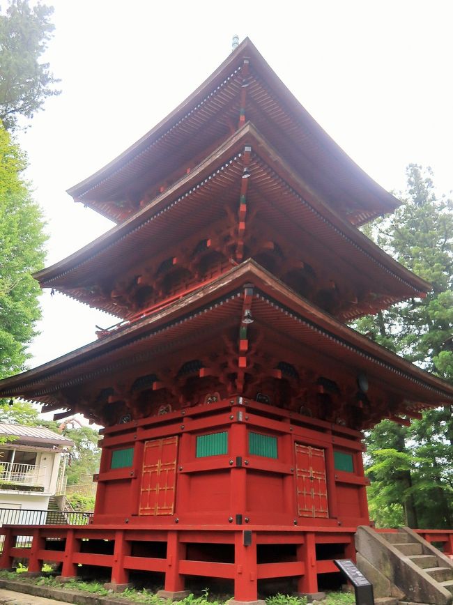 日光18 四本龍寺 観音堂 日光開山の地/三重塔-再建-大修理 日光18 四本龍寺 観音堂 日光開山の地/三重塔-再建-大修理