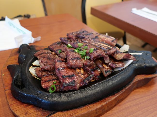 このカルビ焼きが旨くて。本場韓国でも食えない旨さ。<br />（個人差があります）