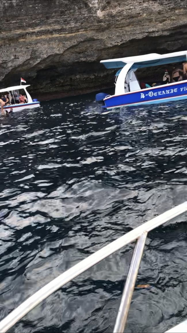 ポイントは断崖絶壁のすぐ横でした。船酔い大変ですが行く価値あります。