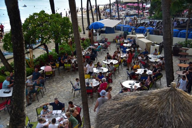 クラブラウンジのテラスからの風景です。