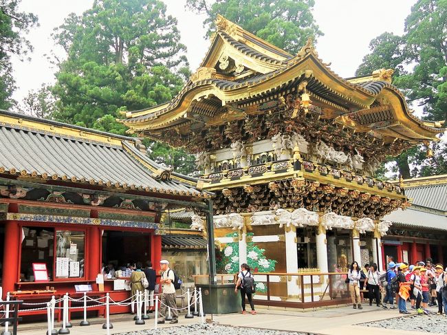 日光25 東照宮g 唐門-御本社-神楽殿/神輿舎 あたり ☆唐門中央