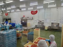 明太子の製造工場！

お土産は　明太子です。