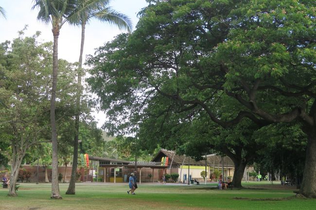 外にでて、外観だけちょっとホノルル動物園を見ました。