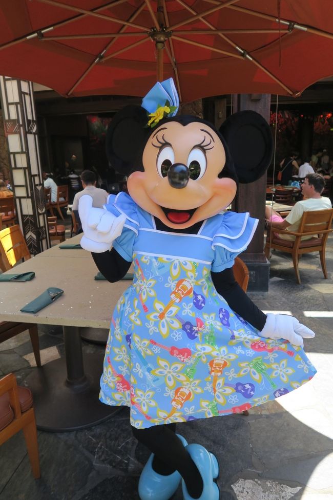 その次にミニーちゃん。<br />このミニーちゃんのコスチュームがとにかくかわいい…