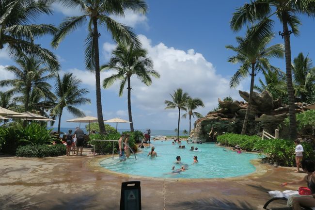 ビーチの近くには、インフィニティープールがありました。