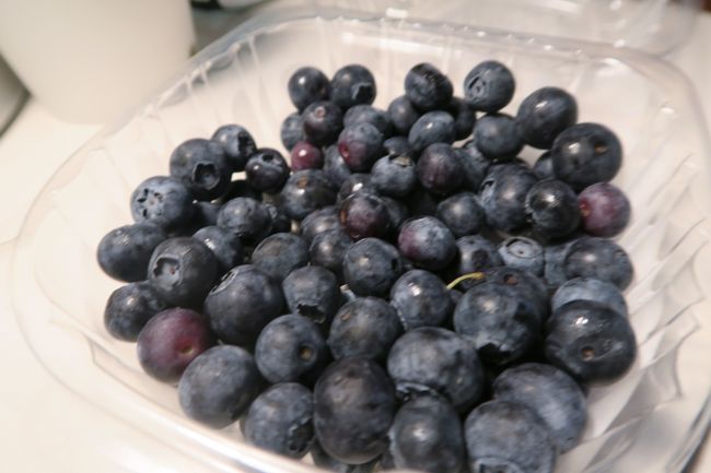 大好きなブルーベリー！<br />海外に来ると、つい買ってしまいます。