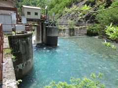 田代ダム余水吐き上流部