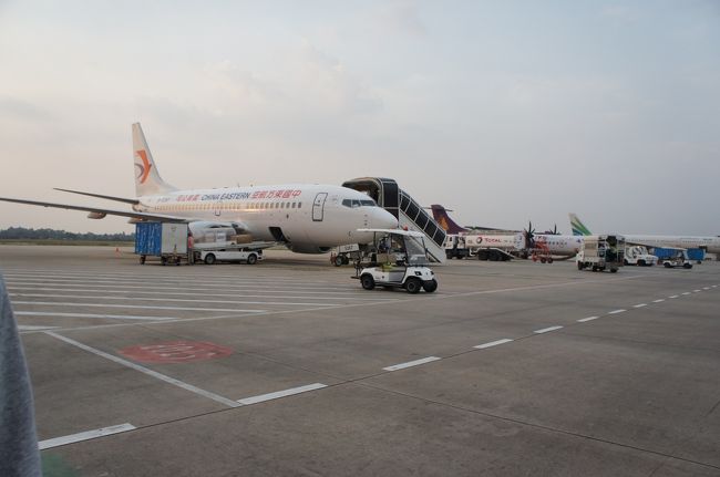 近くで飛行機を見れる機会は少ないので、写真撮りながら進む