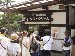 デザートは南ヶ丘牧場でソフトクリームを。