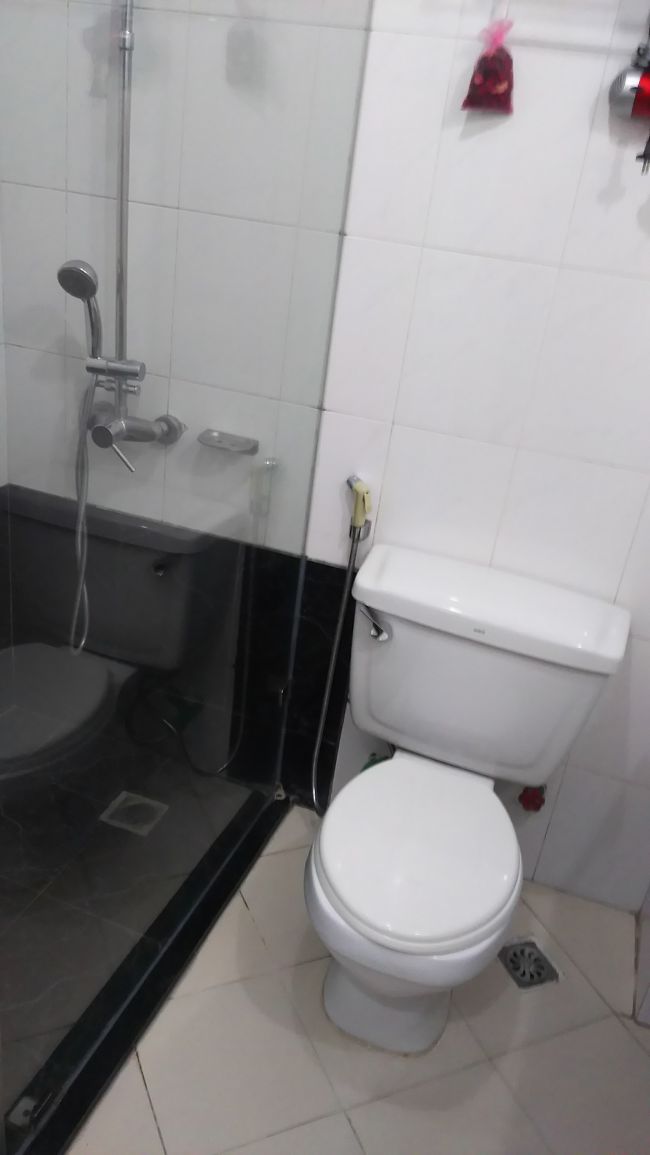 バスルームも平均的か。シャワーを浴びてディナーに出発だ。