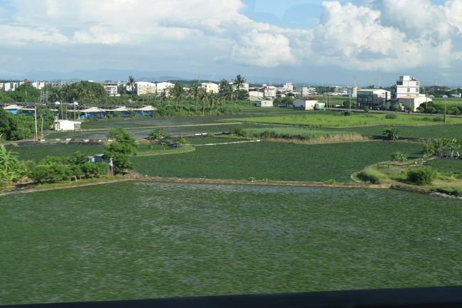 ところどころ何を栽培しているのだろう？と思う畑があったり、<br />養鶏場か養豚場のようなところもあった。日本よりは自給率高そう。