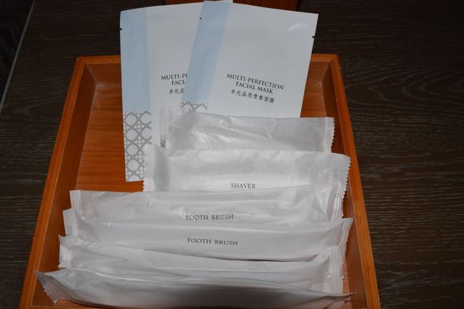 アメニティでシートマスクがあったホテルは初めて。