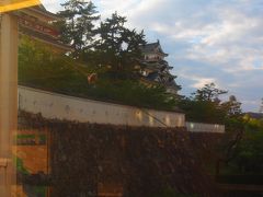 電車から福山城が見えました。