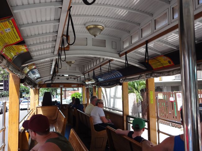 午後はトラムに乗ります～。