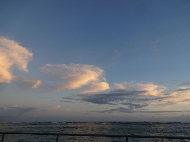 夕暮れ時の空もきれいですね～。