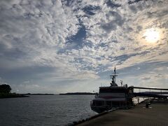 1時間ちょっとで壱岐（郷ノ浦）に到着、人生初の壱岐上陸である