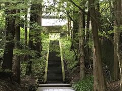 崇福山安楽寺というお寺が近くにありました。
山門へ至る階段です。
こういう静寂で凛としていて厳かな雰囲気は、下界とは違う空気感を感じることができ、とても好きです。