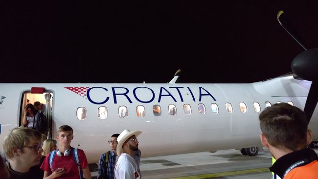 ウイーンで乗り換え、クロアチア航空でクロアチアのザグレブに向かいます。